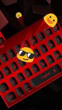 Black Red Metal Keyboard скриншот 2