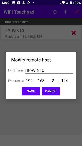 WiFi Touchpad screenshot 2