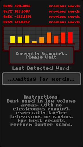 Real Ghost Communicator - Ghost Words Simulator screenshot 1