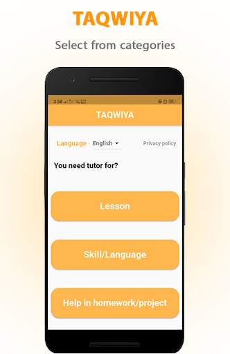 TAQWIYA- My Tutor app for Android screenshot 2