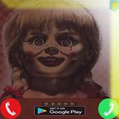 Fake Calling : annabelle Doll ☠LIVE-VIDEO-CHAT☠ icon