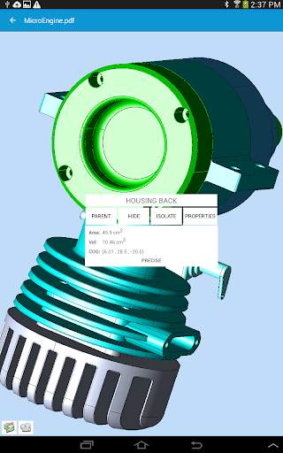 3D PDF Reader screenshot 10