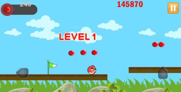 New Red Ball 5 - Red ball bird jump screenshot 2