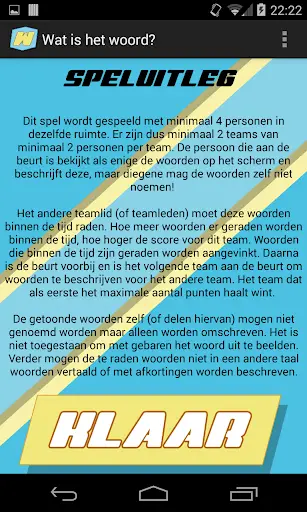 Wat is het woord? screenshot 3