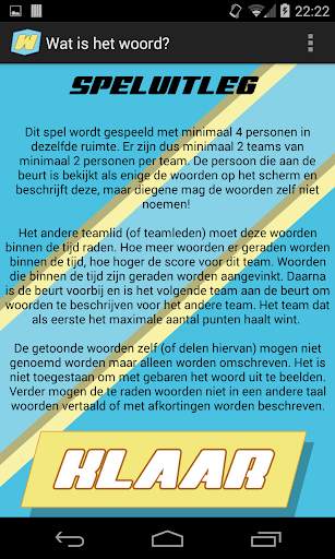 Wat is het woord? screenshot 3