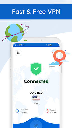 Free VPN - Fast VPN - Secure & Unlimited - VPNPer screenshot 1
