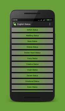 English Status screenshot 4