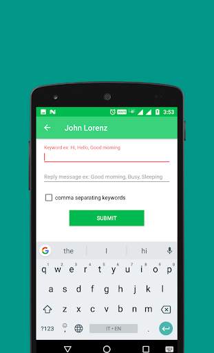 Auto-Reply for W4B screenshot 7