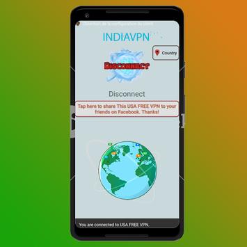 INDIA  VPN -Free Unlimeted & Secure Proxy screenshot 1