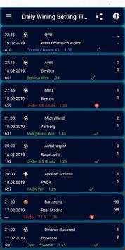 Daily Wining Betting Tips screenshot 1