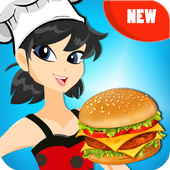Lady 🐞  Burger Shop icon