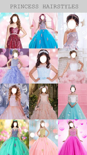 Princess Hairstyle Photo Editor 1 تصوير الشاشة