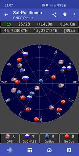 GNSS Status (GPS Test) screenshot 1