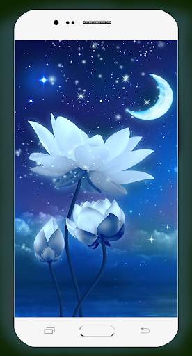 Neon Flower Wallpaper screenshot 8