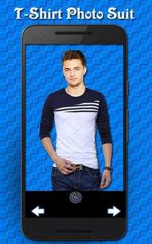 Men T-Shirt Photo Suit screenshot 1
