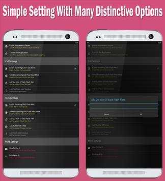 Flash Blinking On Call And SMS screenshot 2