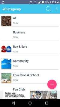 Whatsgroup - Group links for Whatsapp screenshot 1