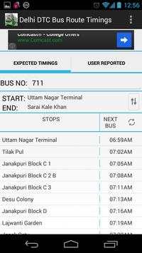 Delhi DTC Bus Timings & Routes screenshot 2