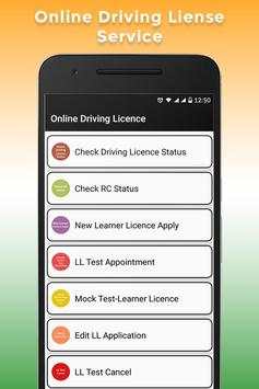 Driving Licence Online Apply screenshot 1