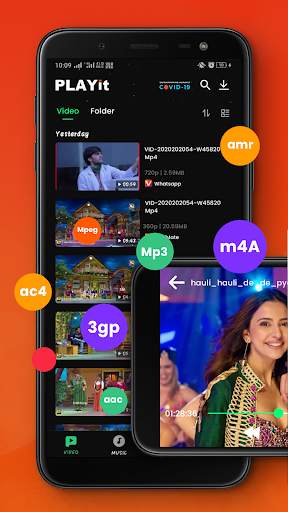 PLAYit : HD video player & Music Player screenshot 1