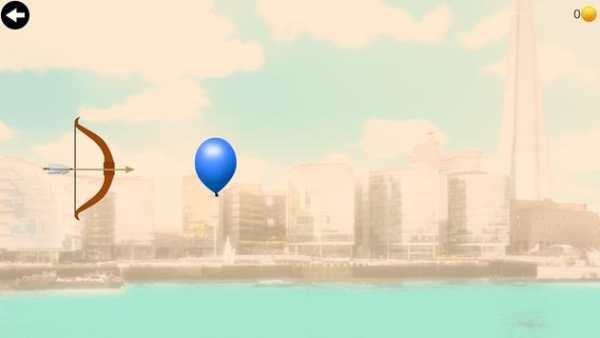 archery balloon game screenshot 1