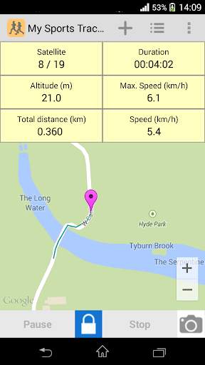 My Sports Tracker screenshot 1