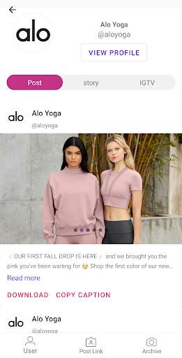 Download Video, Photo, Story, igtv for Instagram screenshot 4