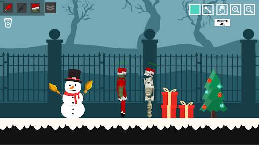 Santa Ragdoll Playground: Skeleton Apocalypse screenshot 1