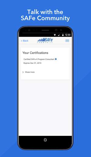 SAFe Community Mobile screenshot 3