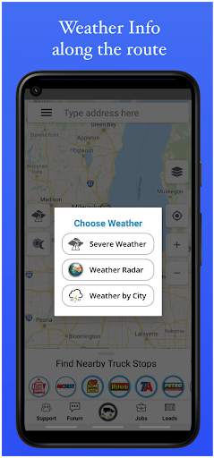 Truck Navigation, GPS - Road Hunter, Truck Stops screenshot 5