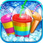 Rainbow Frozen Slushy Maker: Ice Candy Slush Maker logo