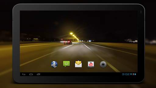 4K Night City Driving Video Live Wallpaper screenshot 5