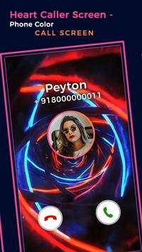Heart Caller Screen - Phone Color Call Screen screenshot 4
