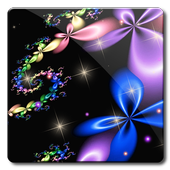 Flower Flow Neon LWP HD icon