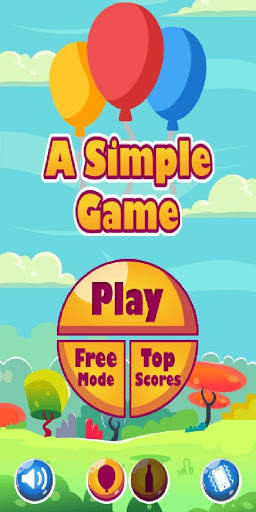 A Simple Game - Balloon exploding game screenshot 1