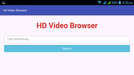 HD Video Browser screenshot 1