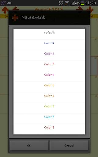My Calendar screenshot 5