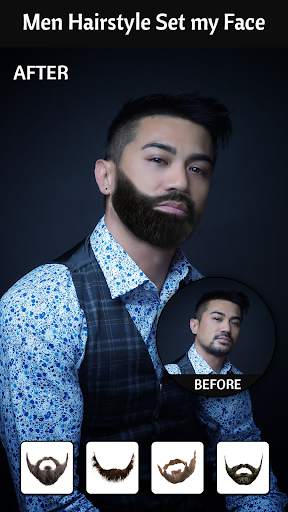Men Hairstyle Set my Face screenshot 3