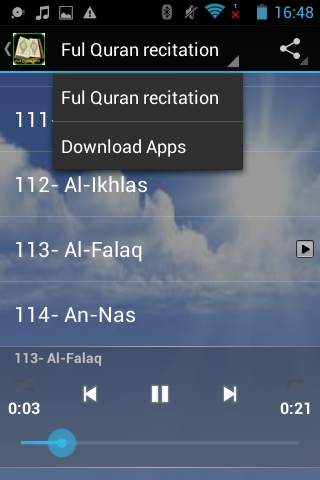 Full Quran MP3 screenshot 4