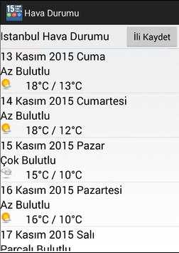 Weather in Turkey screenshot 2