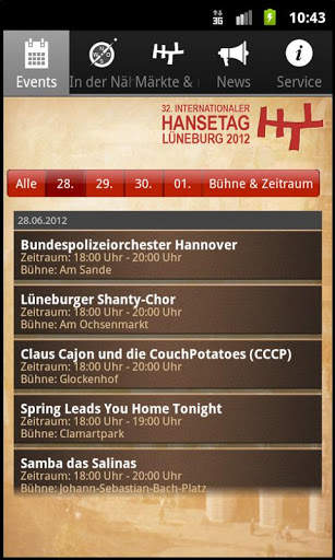Hansetag 2012 screenshot 2