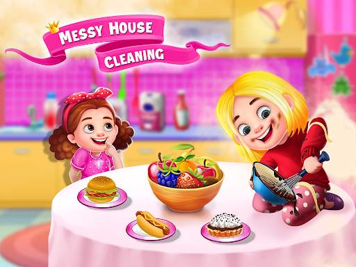 Princess Messy House Cleaning : Girls Activities screenshot 3