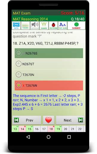 MAT Exam screenshot 7