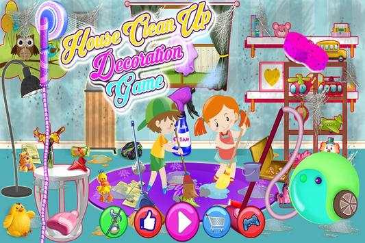 House Clean Up Decoration Game screenshot 1