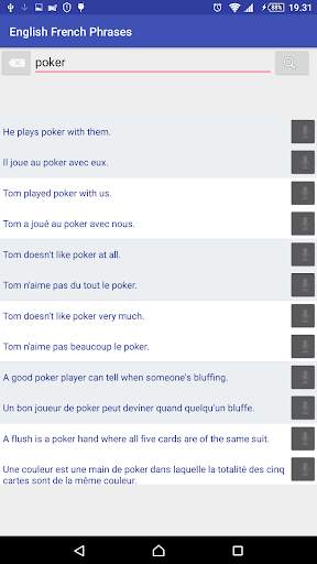 English French offline phrases screenshot 2