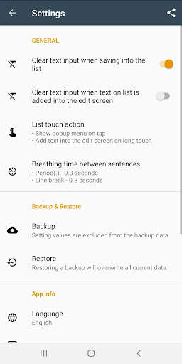 My TTS: Text-to-Speech screenshot 8