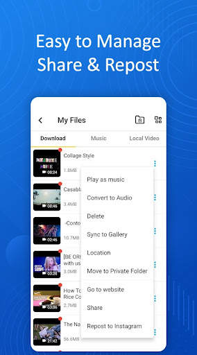 Videodr: Download HD Video screenshot 1