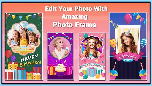 Birthday Photo Frame- Birthday Cake Song With Name screenshot 3