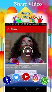 Holi Video Maker 2018 screenshot 4