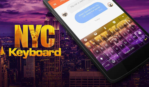 NYC Emoji Keyboard Theme screenshot 5